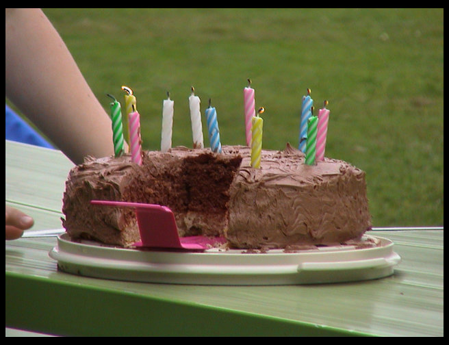 Cake that Marianne made for Lisa.