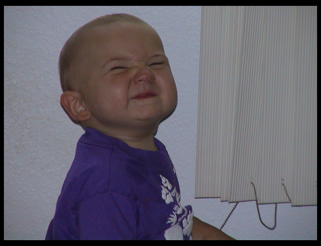 There is that face he makes.