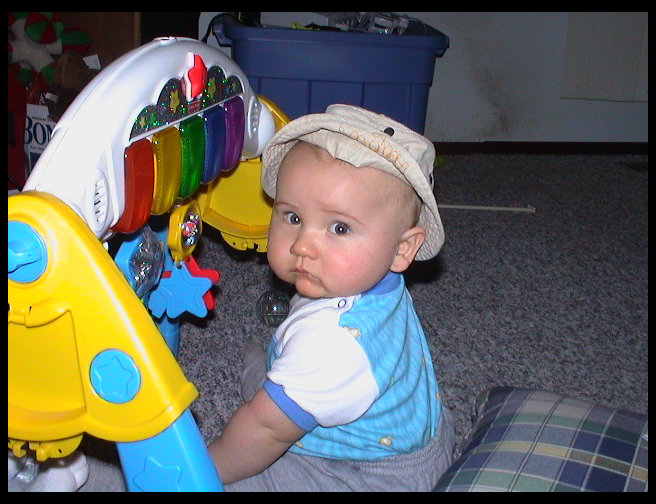 You didn't have to put it down, I was just taking a picture.