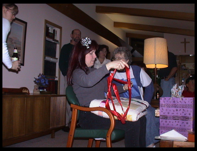 Grandma Zoe being silly.