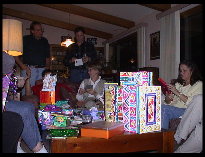 Auntie Heather and Logan.