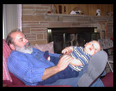 Grandpa Rick and grandson.