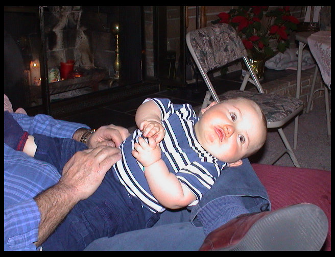 Still with Grandpa Rick.