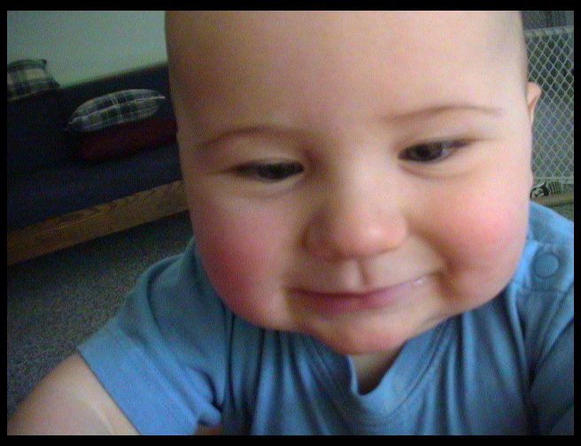 An extreme close-up.