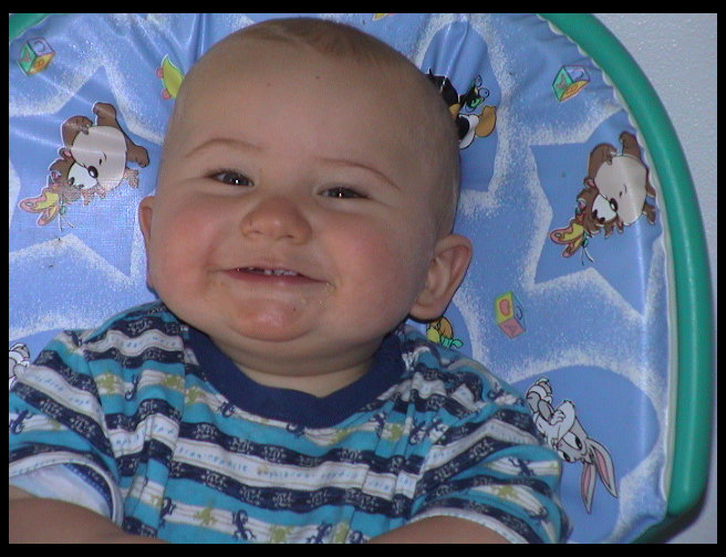 He has all of his front teeth here.