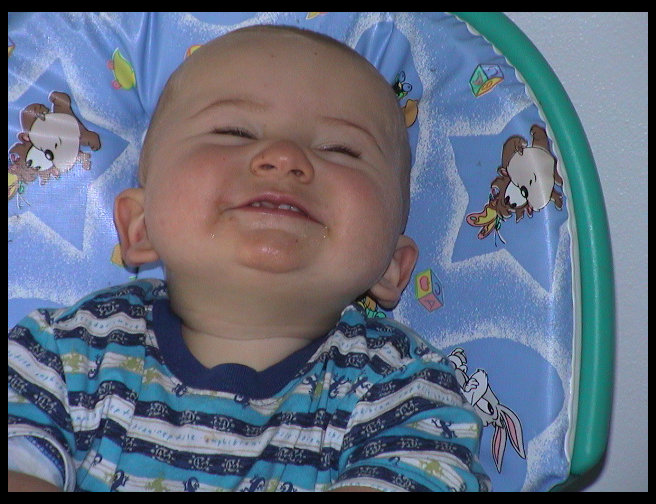 This is the face he loved to make at this stage.