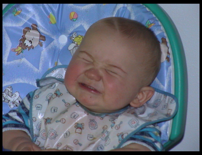 That is actually a happy face, believe it or not.