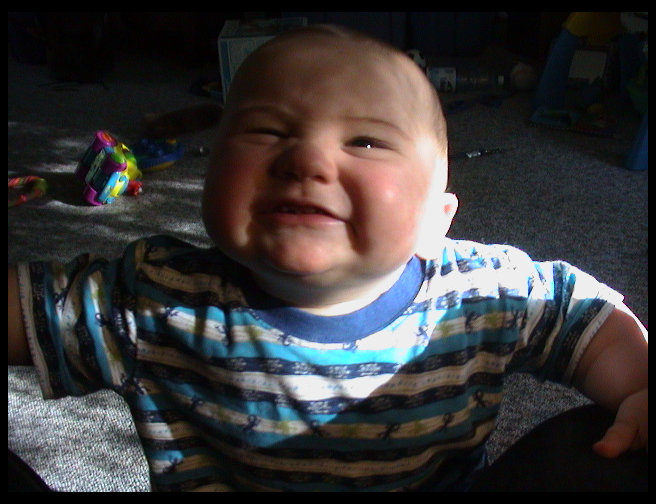 Still hamming it up for the camera.