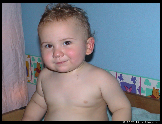 Daddy, I am naked, stop taking pics.