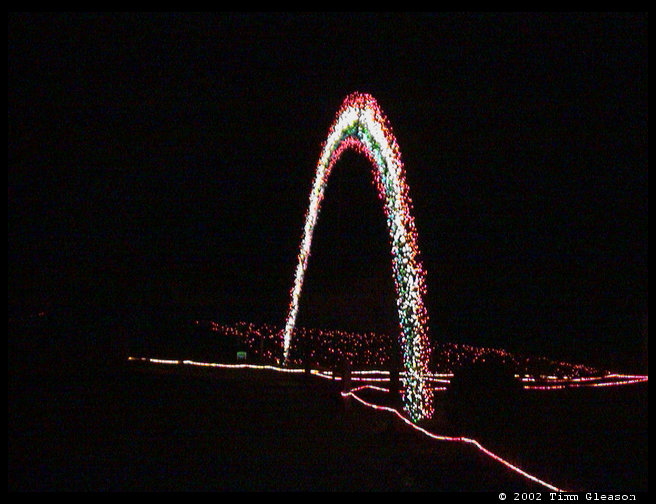 THis was a rainbow display.