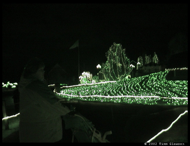 Different lighting with the camera.