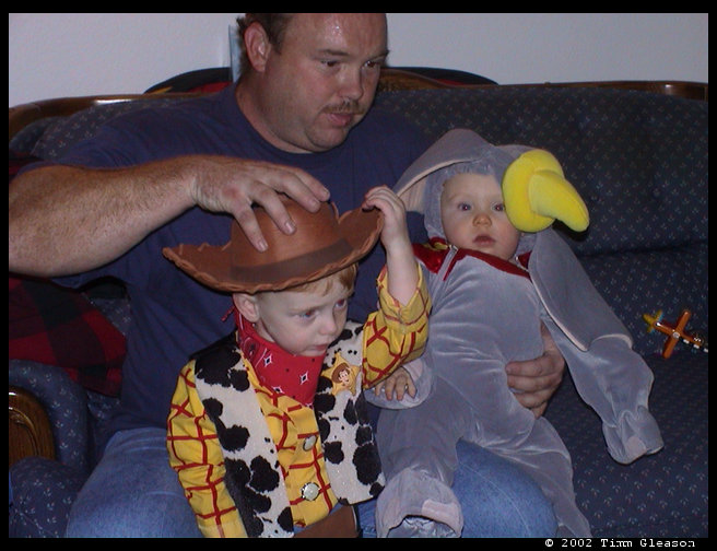 Gary, Woddy and Dumbo.