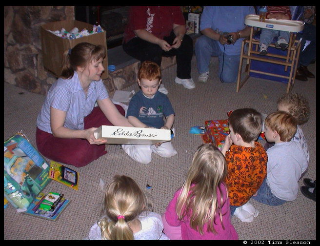 Walt enjoying his birthday.  