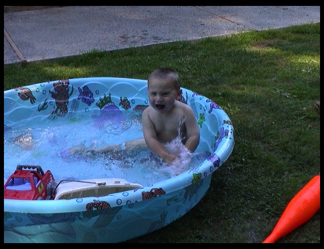 A lovely day in the pool.