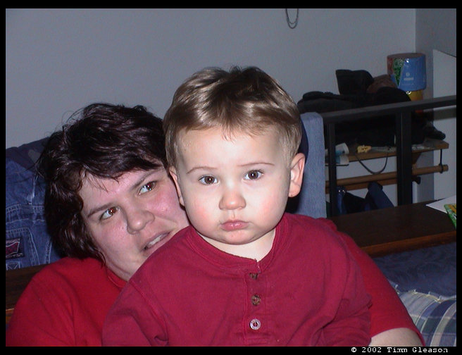 Logan and mommy.