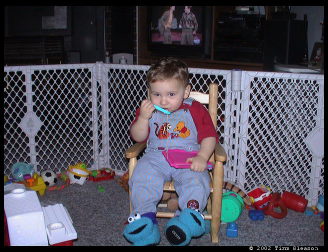 Hey Logan is that a new toy?