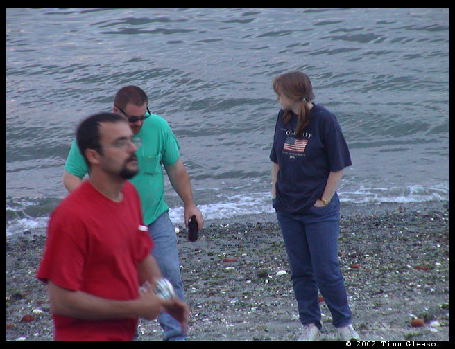 Mark & Kristi Ross in background, one of Jeff's cousins husbands in foreground.  
