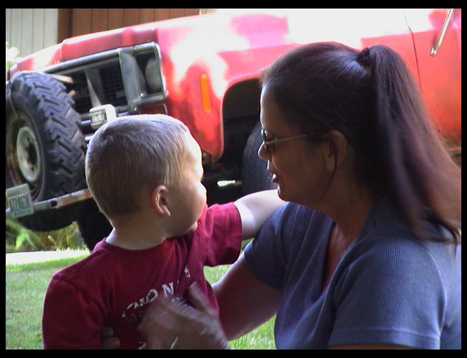 A day painting with grandma