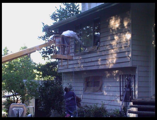 Our house painting adventure.  