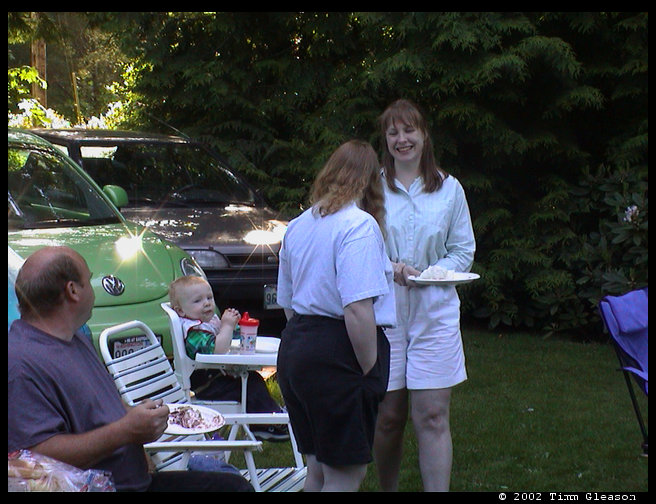 Gary, Mel & Kristi enjoying some outdoor fun.