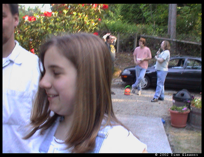 Sierra enjoying herself.