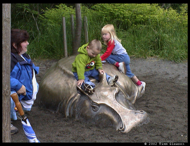 Logan at the Woodland Park Zoo. 