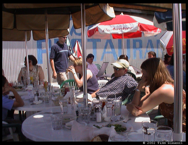 Susan, Russell 9Julie's boyfriend), Jennifer (Jeff's sister), Zac (Jennifer's husband), Julie (Jeff's sister)