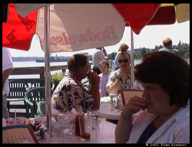 Sandra, Richard (Jeff's stepdad) Pasha & Rebecca.
