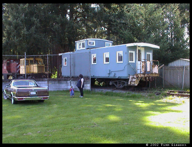An old caboose