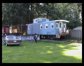 An old caboose