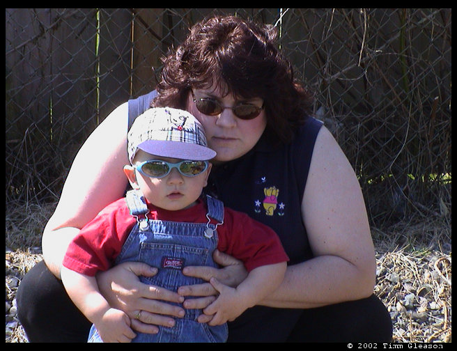 Sandra and Logan enjoying a beautiful May day
