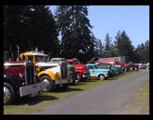 The Historical Trucks that memebers of the American Historical Trucking Society.  