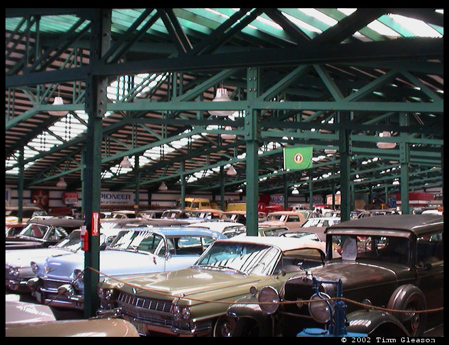 Yes, there were two large buildings with nothing but cars and more...