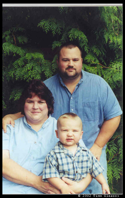 Timm, Sandra & Logan Oct. 2001