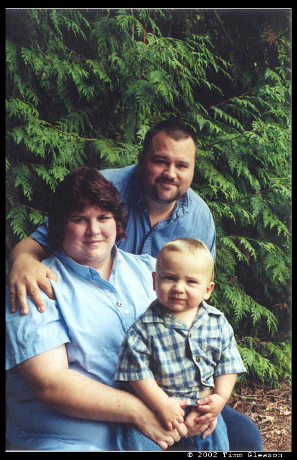 Sandra, Timm and Logan Oct. 2001