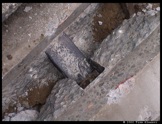 Timm had to use wedges to get through this.