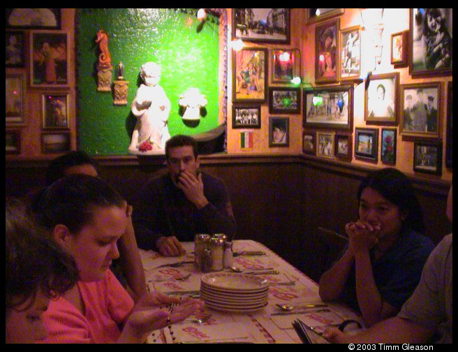 Birthda dinner at Buca De Beppo for Sandras 35th