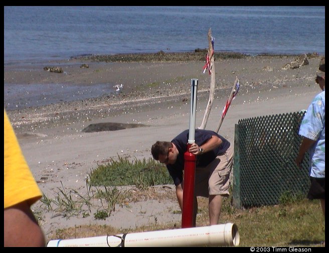 4th of July  Jeff and his cannon