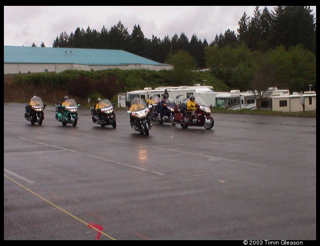 Gold Wing Drill Team out of Seattle