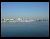 View of downtown Long Beach from the Queen Mary