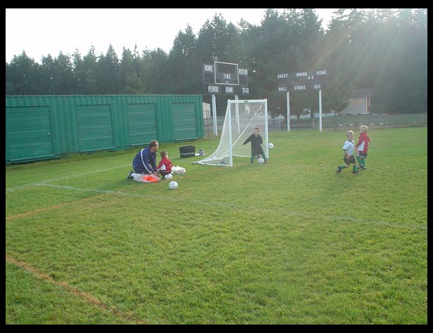 The Gators with coach Steve